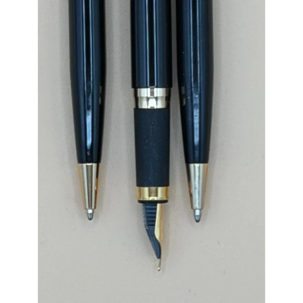 Vintage Colibri Disney Mickey Minnie 3 Pen Lot Fountain Ballpoint 1990s